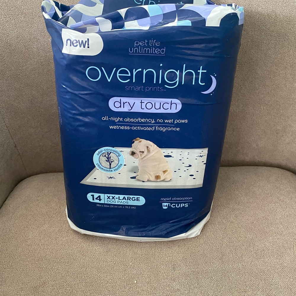New Pet Life Unlimited Overnight Dog Pads